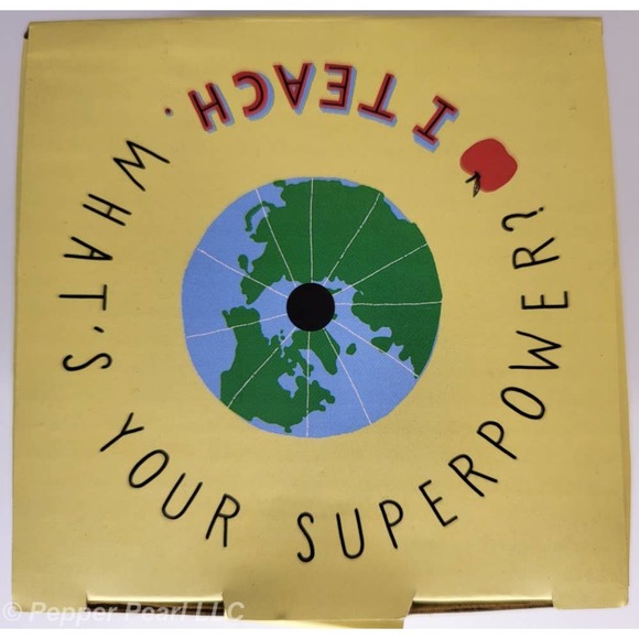 Teacher Tap Bell What's Your Superpower? I Teach Gift Boxed Hello World - Picture 2 of 9